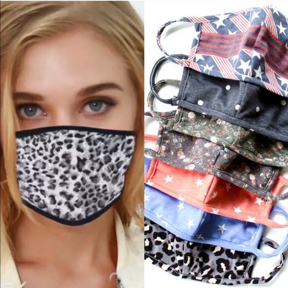 Accessories - MADE IN USA, Washable Lined Cotton Face Mask